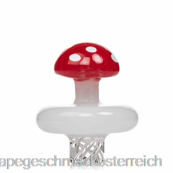 MJ Arsenal Mushroom Spinner Carb Cap Rot-weißer Vape-Geschmack
